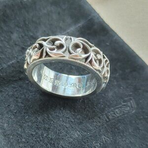 Chrome Hearts Eternity Vine Band ring size US 9 New 12.89gr 925 Sterling Silver